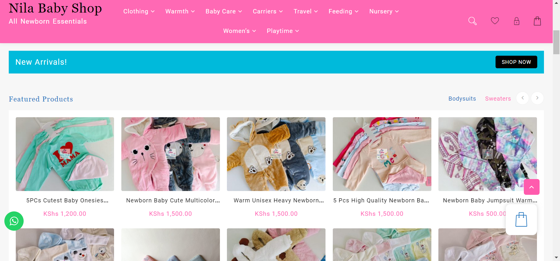 NILA Baby Shop Platform